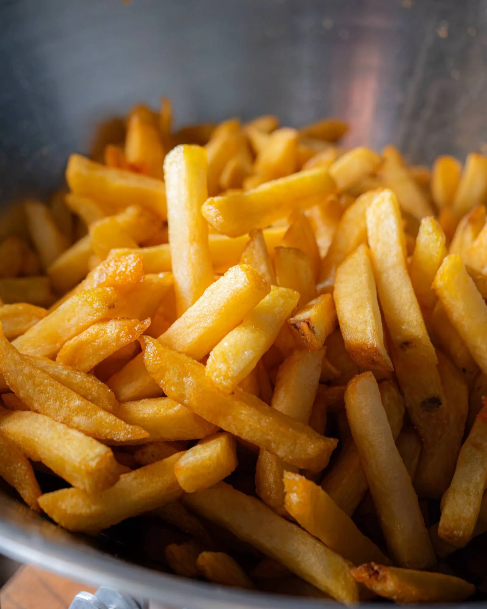 Frites maison dorées
